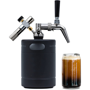 Mini kare kahve fıçı regülatörü genişletilmiş CO2 vana azaltılması basınç regülatörü pirinç + alüminyum 3 yıl garanti - Product Image 6