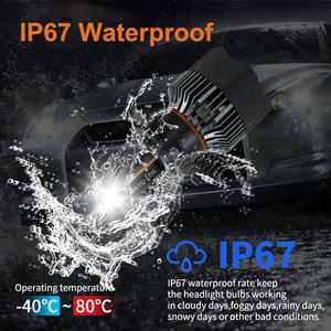 Faros Delanteros LED EVITEK F1 Resistentes al Agua IP68 9007 H4 H13, Bombillas LED para Motocicleta, Lámpara LED para Auto F1 - Product Image 5