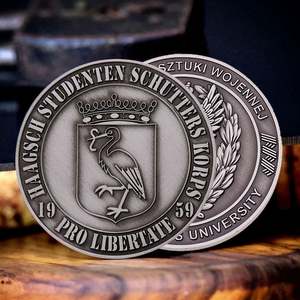 Hollow Wings Moneda de desafío personalizada con esmalte 3D, forma de medalla, de aleación de zinc, chapada en oro, 28mm, para insignia, sin artesanía metálica - Product Image 3