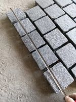 Black Basalt Paving Stone square Cobble Net Paving Pad Granite Patio Lane Moulds for Paving Stones