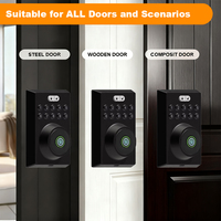 Inicio Hotel Apartamento Seguridad digital Cerradura inteligente Huella digital Cerrojo Combinación electrónica Puerta de entrada para mejorar