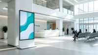 Display LED P1.25 per Interni, Schermo Pubblicitario Digitale, Totem LED Portatile e Mobile per Pubblicità