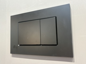 ABS-001 đen che giấu ABS bể vuông kép <span class=keywords><strong>Push</strong></span> Buttons Vòng tuôn ra bảng điều chỉnh cho phòng tắm nhà vệ sinh sử dụng - Product Image 3