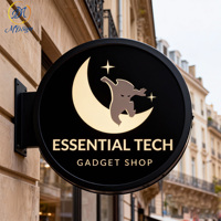 Boîte à lumière LED en acrylique illuminée tendance, enseigne lumineuse en acrylique, boîte à lumière publicitaire LED extérieure lumineuse