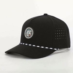 Gorra de Béisbol Personalizada de Alta Calidad, 5 Paneles, Perforada con Láser, Visera de Cuerda, Unisex, Ajustable, Resistente al Agua, para las Cuatro Estaciones - Product Image 2