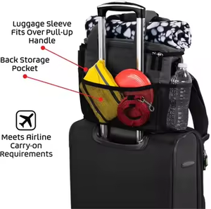 Toptan özelleştirilmiş havayolu onaylı çevre dostu küçük köpek aksesuarları malzemeleri Tote sırt çantası kedi köpek seyahat evcil hayvan çantası için köpek - Product Image 6