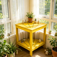 Chaise de jardin moderne de haute qualité, imperméable, en plastique, avec table triangulaire petite, mobilier d'extérieur, tabouret de douche