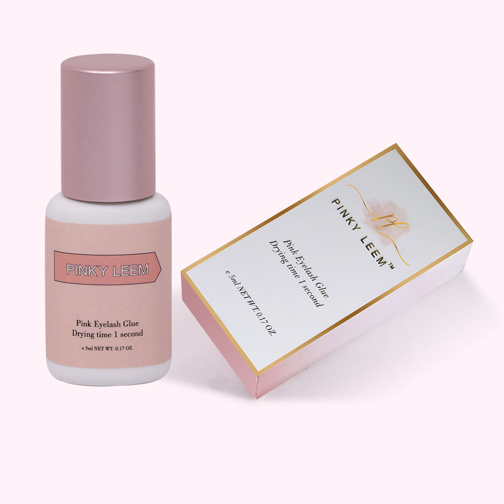 กาวติดขนตาสีชมพู 1 วินาที