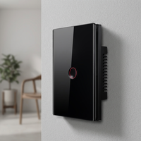 Interrupteur intelligent WiFi de haute qualité Smart Life en verre, commande vocale, luxe, meilleur prix