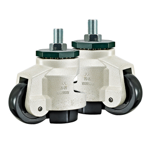 Rotella di livellamento per servizio medio con supporto filettato M12 ruota retrattile per macchine industriali - Product Image 6
