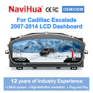 NaviHua 1920*720 IPS Linux Panel de Instrumentos Digital para Automóvil, Velocímetro para Cadillac Escalade 2007-2014, Plug&Play, Interfaz de Usuario Múltiple - Product Image 1