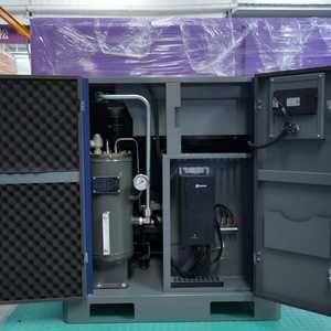 มอเตอร์สกรูโรตารี่แบบปรับความเร็วได้ 30KW 40HP ราคาประหยัด สำหรับโรงงานอุตสาหกรรม จัดส่งตรงจากจีน ทำงานเงียบพิเศษ ใช้เทคโนโลยีขั้นสูง - Product Image 4