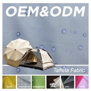 Tessuto Taffetà 190T 100% Poliestere Impermeabile con Rivestimento in PU per Ombrelli, Best Seller - Product Image 3