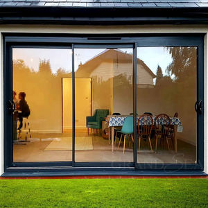 <span class=keywords><strong>2026</strong></span>年式 モダンパティオスライドガラスドア パティオ静音二重ガラスアルミフレームスライド大型ガラスドア（別荘用） - Product Image 3