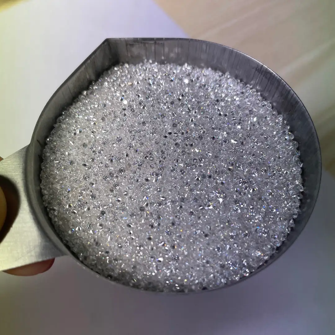 Vendita calda Lab sviluppato diamante 1.55mm CVD/HPHT diamante taglio rotondo VS chiarezza laboratorio creato diamante lucido prezzo Per carato