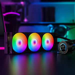 Enfriador Líquido para CPU Arctic Cooling ARGB AIO de 120 mm con 3 Ventiladores para Enfriamiento de CPU, Interfaz de 3 y 4 Pines, LED Multicolor - Product Image 2