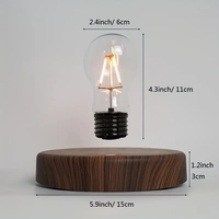 Lámpara de Bulbo Levitante con Rotación Automática de 360 Grados, Luz LED Magnética Flotante, Lámpara de Escritorio, Lámpara de Mesa, Luz Nocturna