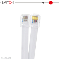 Cable de Extensión Telefónica de Cobre 26awg, Ri12 a Rj12 6P6C