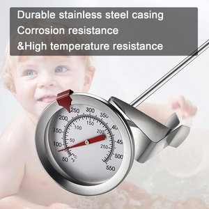 Thermomètre d'huile de barbecue de bougie de bonbon d'huile imperméable pour faire frire avec des agrafes - Product Image 4