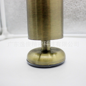 Antique Bronze Brushed Furniture Legs Zinc Alloy Adjustable Height With Anti Slip <b>Pads</b> For <b>Bed</b> Living Room - Product Image 4