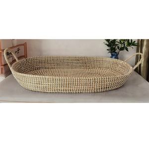Panier à <span class=keywords><strong>langer</strong></span> pour bébé en jonc de mer tissé, surmatelas à <span class=keywords><strong>langer</strong></span> pour <span class=keywords><strong>commode</strong></span> - Product Image 6
