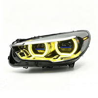 Pièces automobiles SJC, phare LED pour BMW Série 5 GT-F07 2010-2017, mise à niveau des phares, double couleur jaune et blanc, feux de jour DRL, lampes avant