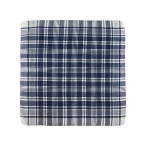 أحدث تصميم منديل مربع جيب للرجال من القطن الخالص 60*60 وشاح مربع مخطط متقلب - Product Image 1