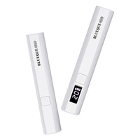 Mini lampe à ongles LED UV rechargeable 3W et séchoir. Portable sans fil, minuterie 60s/120s, plastique-utilisation à domicile/salon.