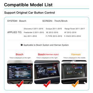 Autoabc - Système modulaire sans fil <span class=keywords><strong>Apple</strong></span> <span class=keywords><strong>CarPlay</strong></span> pour Land Rover <span class=keywords><strong>Jaguar</strong></span> Bosch Harman - Lecteur vidéo de voiture Android Auto - Prise en charge de la caméra de recul - Product Image 5