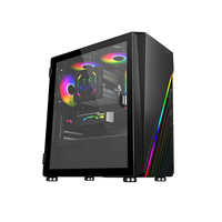 Boîtier d'ordinateur en verre trempé de conception OEM pour Pc de jeu Usb 3.0 M-boîtier ATX/ITX