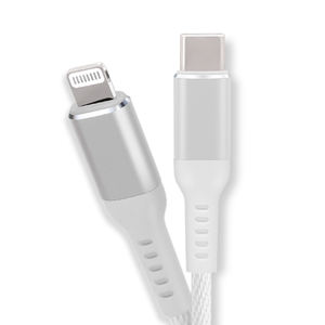 Éclairage/USB C vers éclairage USB-C à la lumière câble PD Nylon tressé Charge rapide i phone 13/12/XS/X 8/<span class=keywords><strong>SE</strong></span> - Product Image 2