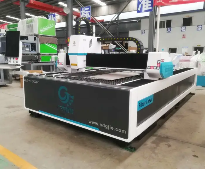GJ1530 1000w fiber laser cutting machine for carbon Aluminum
