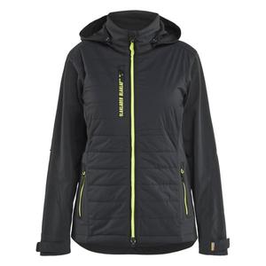 BLAKLADER - 473325139933L Chaqueta híbrida para mujer Negro/Amarillo-EAN 7330509960998 CHAQUETAS DE TRABAJO CHAQUETAS SOFTSHELL PARA TODAS LAS TEMPORADAS - Product Image 1