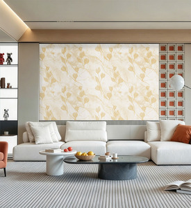 Imitatie plantentextuur botanisch patroon waterdicht vochtbestendig zelfklevende muursticker voor woonhuizen hotels entertainment - Product Image 1