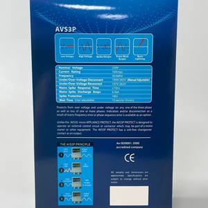 Interruptor automático de voltaje trifásico AVS3P 16A con protección contra sobrevoltaje y bajo voltaje para aires acondicionados y congeladores - Product Image 3