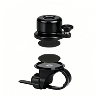 Pelacak GPS Golden Bike Bell Mount yang kompatibel dengan Apple Find My, Alarm Sepeda Bersertifikasi MFi untuk iOS Android