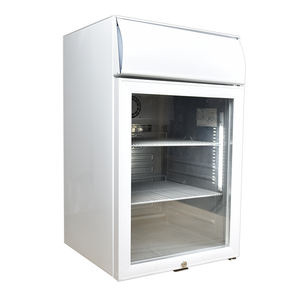 Enfriador <span class=keywords><strong>de</strong></span> bebidas, Enfriador <span class=keywords><strong>de</strong></span> cerveza <span class=keywords><strong>de</strong></span> 84L, Enfriador <span class=keywords><strong>de</strong></span> pantalla con puerta <span class=keywords><strong>de</strong></span> <span class=keywords><strong>vidrio</strong></span> y dosel <span class=keywords><strong>para</strong></span> supermercado - Product Image 2