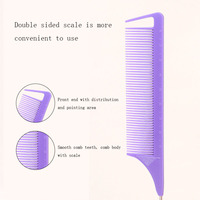 Salon professionnel coiffure peigne Kit bord brosse 3 rangées poils de sanglier cheveux cire peigne Rat queue peigne ensemble