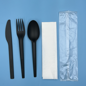 6.5 inch dùng một lần PLA <span class=keywords><strong>cpla</strong></span> dao kéo ngã ba/Dao/muỗng/<span class=keywords><strong>Flatware</strong></span> Set cho phương Tây bữa ăn tối - Product Image 1