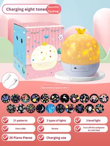 Youkela 빛나는 장난감 스타 프로젝션 램프 사랑스러운 크라운 디자인 LED 라이트 별이 빛나는 하늘 효과 디밍이 가능한 야간 조명 어린이 선물 - Product Image 6