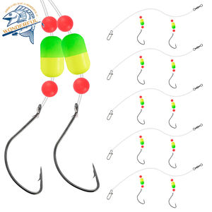 Anzuelos flotantes atados a mano, juego <span class=keywords><strong>de</strong></span> línea <span class=keywords><strong>de</strong></span> pesca <span class=keywords><strong>de</strong></span> mar, <span class=keywords><strong>cosas</strong></span> grandes, ocho anillos, Conector <span class=keywords><strong>de</strong></span> pines, juego <span class=keywords><strong>de</strong></span> flotador <span class=keywords><strong>de</strong></span> alta sensibilidad - Product Image 5