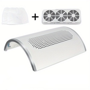 <span class=keywords><strong>Aspirateur</strong></span> professionnel de salon de manucure haute puissance avec double ventilateurs dépoussiéreur d'ongles de manucure à bas prix meilleures fournitures d'ongles - Product Image 3