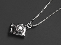 Collier avec pendentif caméra dissimulée pour hommes et femmes, bijou Vintage, en acier inoxydable, 316L, vente en gros, tendance 2020