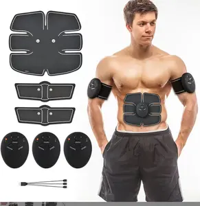 Wireless usb ceinture abdominale electro stimulant pad ems muscle abs abdominal stimulator belt