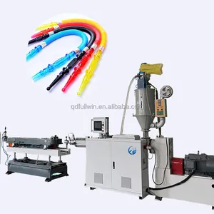 2024 Fullwin Hot Selling PE PP PVC Single Wall Corrugated Pipe Making Machine Price Corrugated Tube Extrusion Production Line