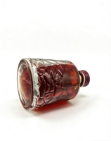 Vente flash - Bouteilles rondes en verre personnalisables avec finition mate/givrée pour la tequila, le gin, la vodka, le whisky, le brandy, les spiritueux, les liqueurs