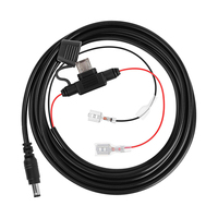 Câble d'extension d'alimentation anti-rongeurs et anti-morsures en cuivre avec gaine PVC, connecteurs DC 5.5x2.1mm et 4.0x1.7mm pour caméras de chasse