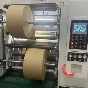 Papel estirável Máquina corte rebobinamento pvc Máquina corte rolo térmico