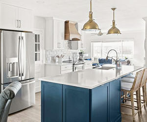 Custom Modern Design Modular Shaker Style <b>Wood</b> Kitchen <b>Cabinet</b> for Villa - Product Image 4