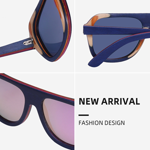 Gafas de Sol de Madera Polarizadas Personalizadas, Diseño Unisex Inspirado en el Skateboard, Gran Venta 2025 - Product Image 4